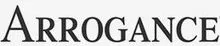 Logo de Arrogance