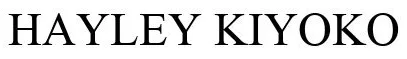 Logo de Hayley Kiyoko