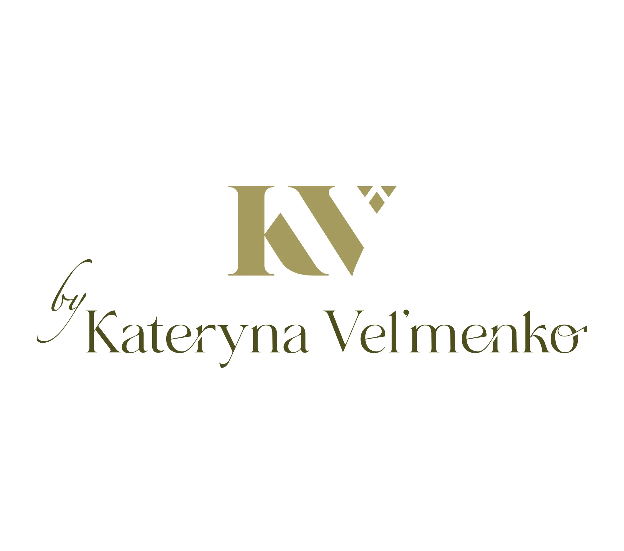 Logo de KV by Kateryna Vel'menko