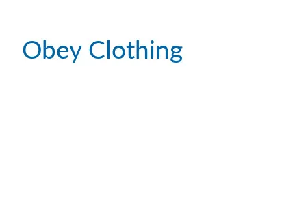 Logo de Obey Clothing