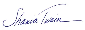 Logo de Shania Twain
