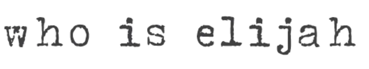 Logo de Who is Elijah