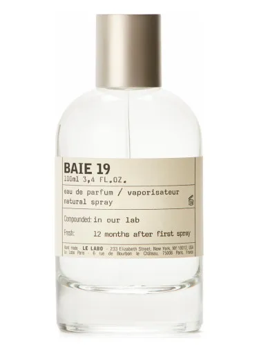Perfume Baie 19 de Le Labo