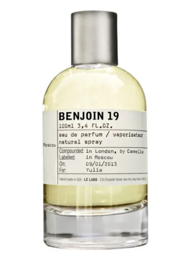 Perfume Benjoin 19 Moscow de Le Labo