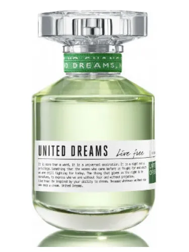 Perfume United Dreams Live Free de Benetton