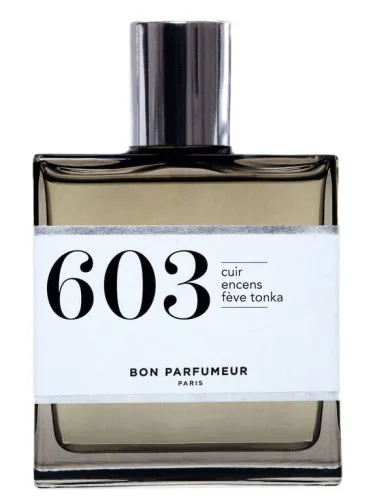 Perfume 603 cuir, encens, fève tonka de Bon Parfumeur