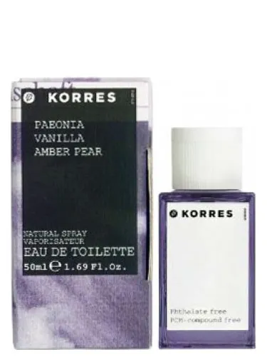 Perfume Peonia Vanilla Amber Pear de Korres