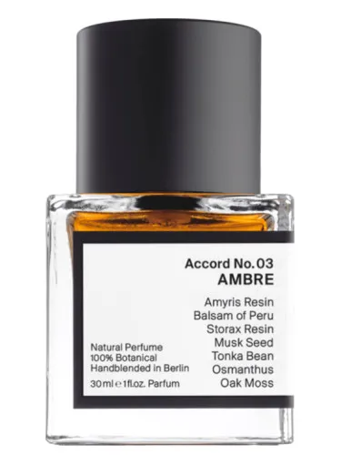 Perfume Accord No. 03: Ambre de RAER Scents