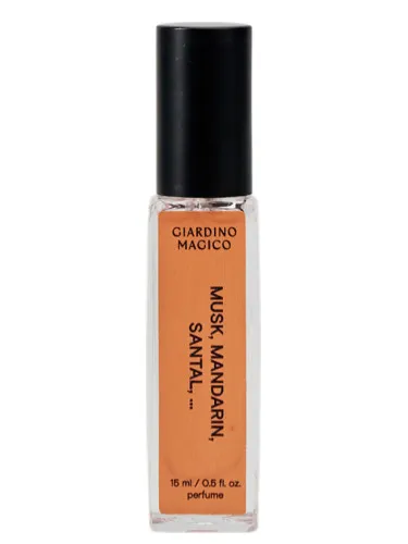 Perfume Musk, mandarin, santal de Giardino Magico
