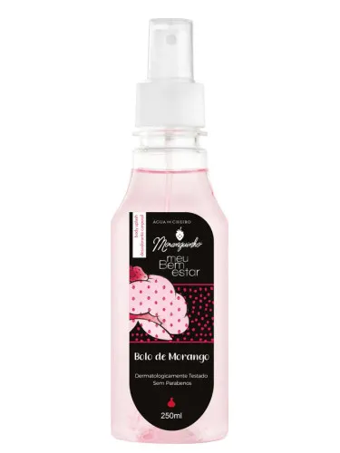 Perfume Meu Bem Estar Moranguinho Bolo de Morango de Água de Cheiro