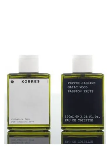 Perfume Pepper Jasmine Gaiac Wood Passion Fruit de Korres