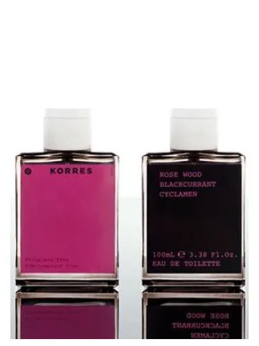 Perfume Rose Wood Blackcurrant Cyclamen de Korres