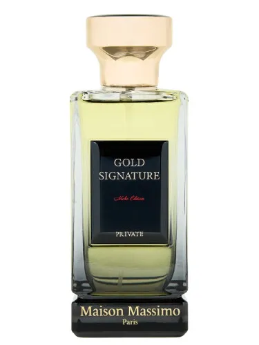 Perfume Gold Signature de Maison Massimo