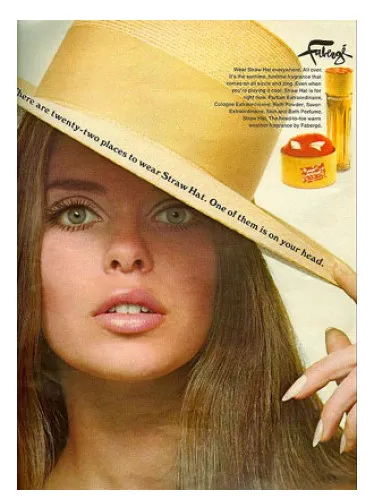Perfume Faberge Straw Hat de Brut Parfums Prestige