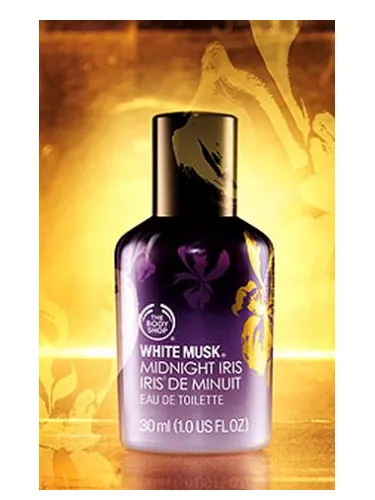 Perfume White Musk Midnight Iris Iris de Minuit de The Body Shop