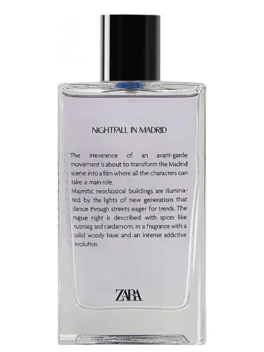 Perfume Nightfall In Madrid de Zara