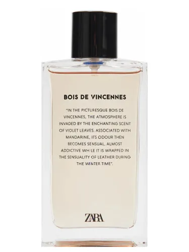 Perfume Bois de Vincennes de Zara