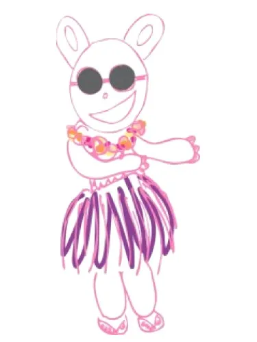 Imagen de Little Miss Panda Gets Lei’d