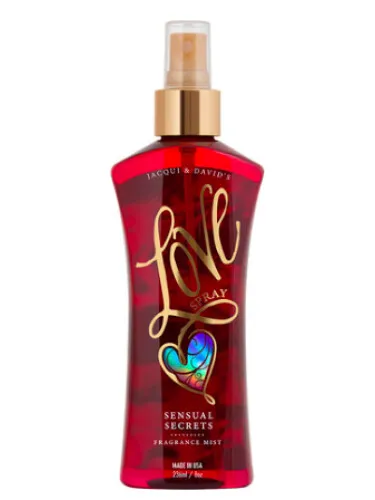 Perfume Love Spray Sensual Secrets de Jacqui & David
