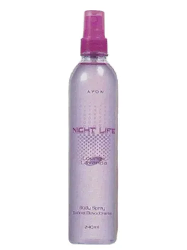 Perfume Night Life Lounge Lavanda de Avon