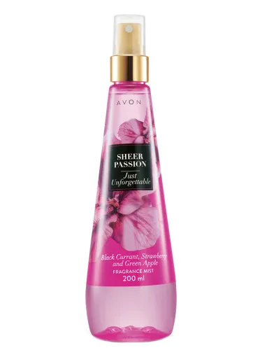 Perfume Sheer Passion Just Unforgettable de Avon