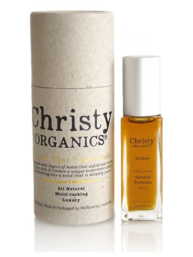 Perfume Amber de Christy Organics