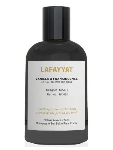 Perfume Vanilla & Frankincense de Lafayyat