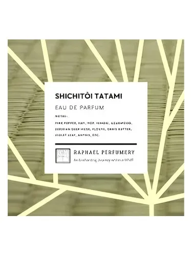 Perfume Shichitoi Tatami de Raphael Perfumery
