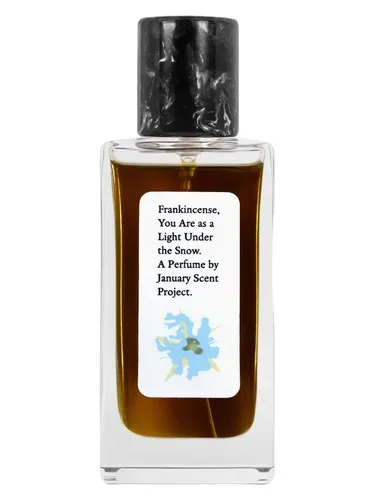 Perfume Frankincense, You Are as a Light Under the Snow de January Scent Project