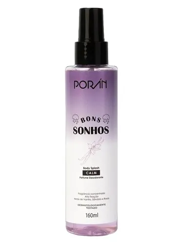 Perfume Bons Sonhos Calm de Porán Cosméticos
