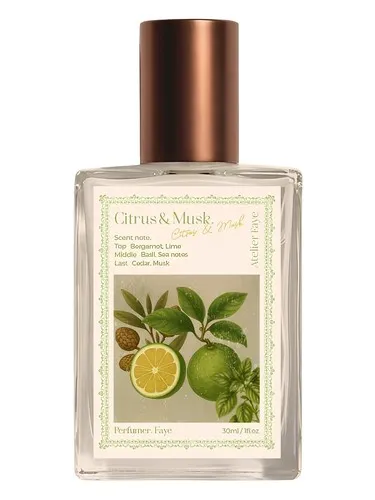 Perfume Citrus & Musk de Atelier Faye
