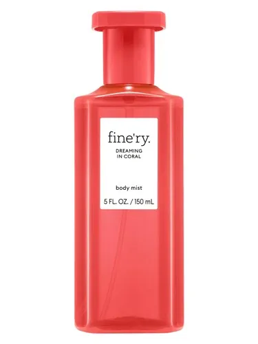 Perfume Dreaming in Coral Body Mist de Fine'ry.