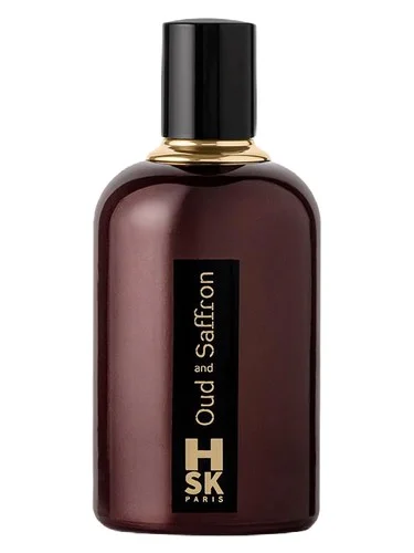 Perfume Oud and Saffron de Luxury Concept